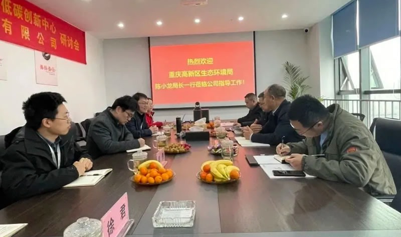 新聞快訊丨重慶高新區生態環境局陳小龍局長一行到訪公司指導工作